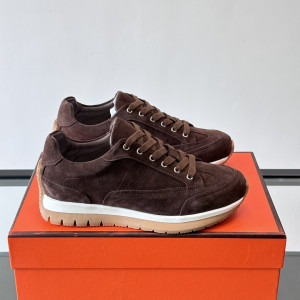 Hermès 남성 스웨이드 운동화