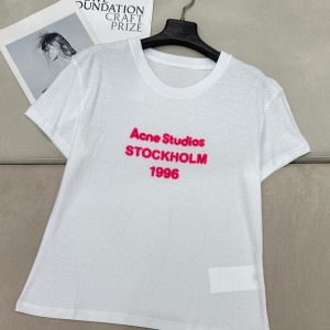 AC 한정판 벨벳 로고 티셔츠