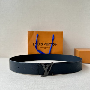 LV Shadow 모노그램 가죽 벨트